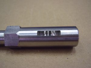 Machined Stud With Woodruff Key Slot